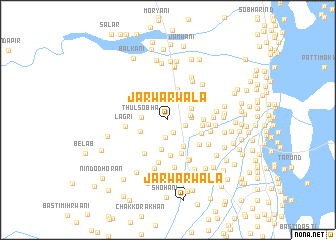 map of Jarwārwāla