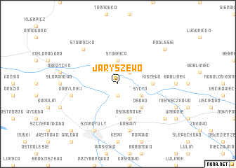 map of Jaryszewo