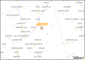 map of Jarzay