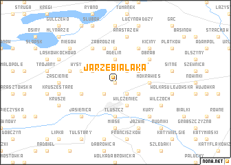 map of Jarzębia Łąka