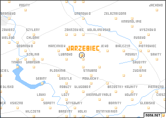 map of Jarzębiec