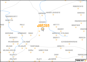 map of Jarzeń