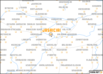 map of Jasaičiai