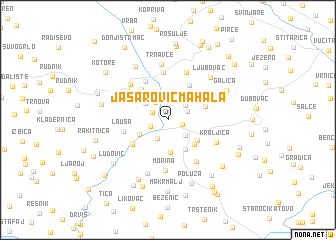map of Jašarović Mahala