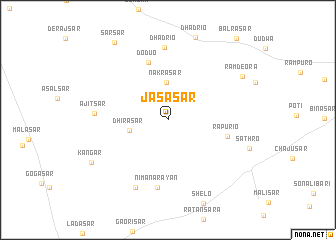 map of Jāsāsar