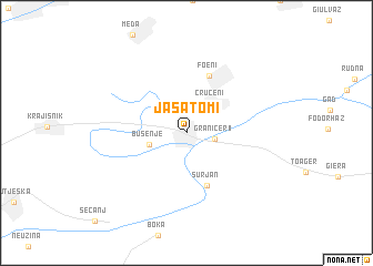 map of Jaša Tomi°