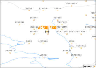 map of Jasauskai