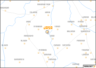 map of Jasa