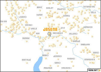 map of Jasena