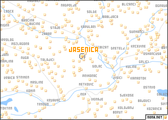 map of Jasenica