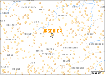 map of Jasenica