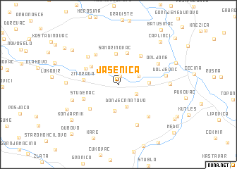 map of Jasenica