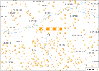 map of Jashar Bānda