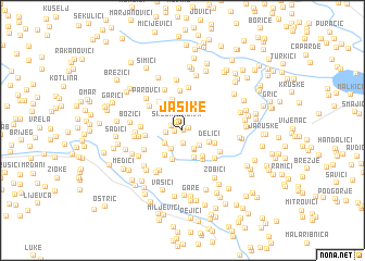 map of Jasike