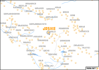 map of Jasike