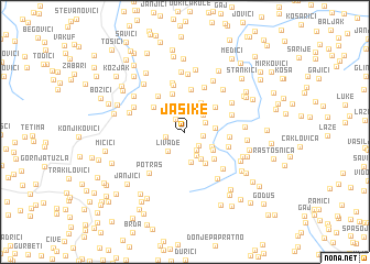 map of Jasike