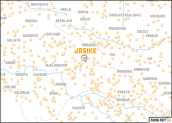 map of Jasike