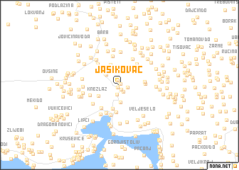 map of Jasikovac