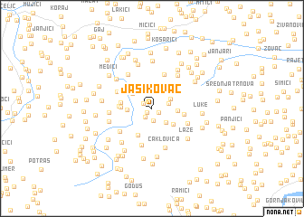 map of Jasikovac