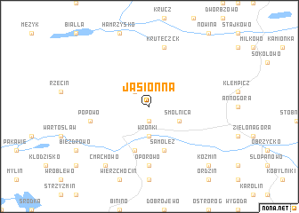 map of Jasionna