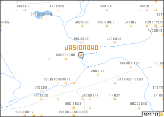 map of Jasionowo