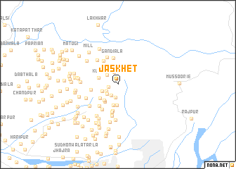 map of Jaskhet