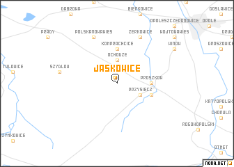 map of Jaśkowice