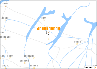 map of Jasmergarh