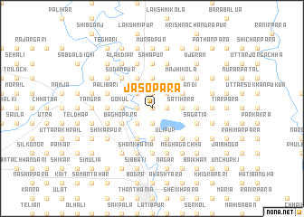 map of Jasopāra