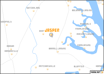 map of Jasper
