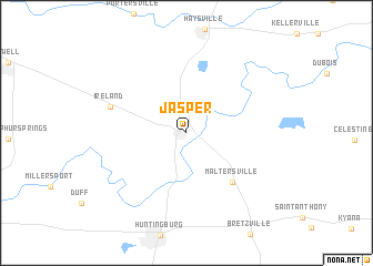 map of Jasper