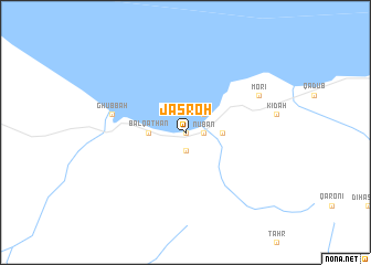map of Jaśroh