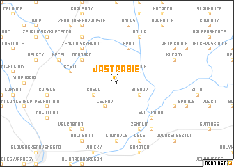 map of Jastrabie