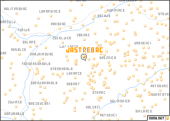 map of Jastrebac