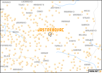 map of Jastrebovac