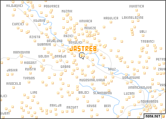 map of Jastreb