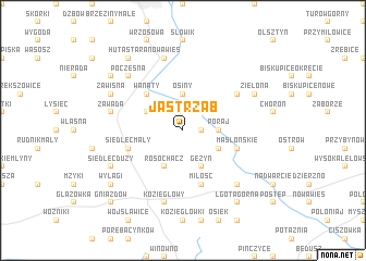 map of Jastrząb