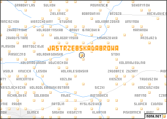map of Jastrzębska Dąbrowa