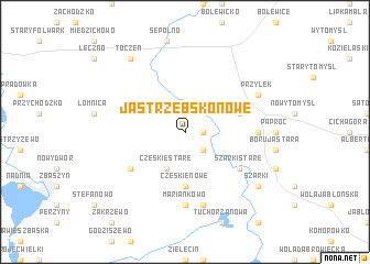 map of Jastrzębsko Nowe