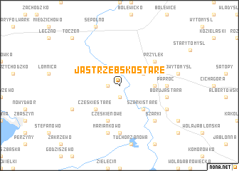 map of Jastrzębsko Stare