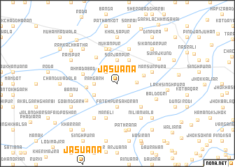 map of Jasuāna