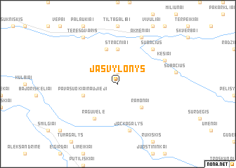 map of Jasvylonys