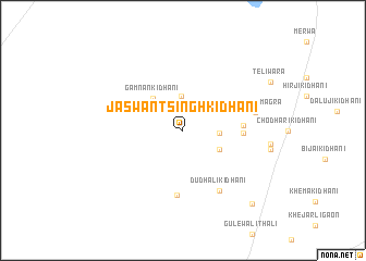 map of Jaswant Singh Ki Dhāni