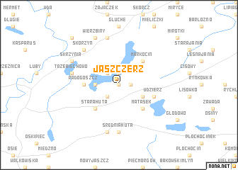 map of Jaszczerz