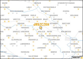 map of Jaszczew