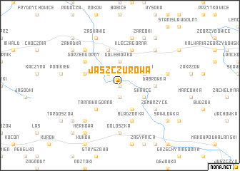 map of Jaszczurowa