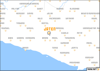 map of Jaten