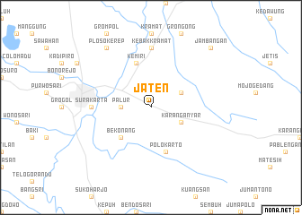 map of Jaten