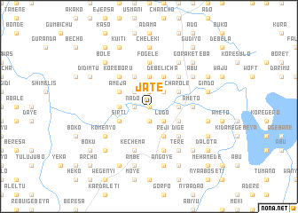 map of Jatē