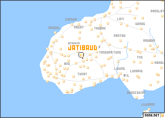 map of Jati Baud